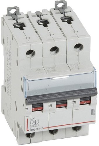 Выключатель автоматический Legrand DX3-E 6000 3п 40А D 10кА картинка